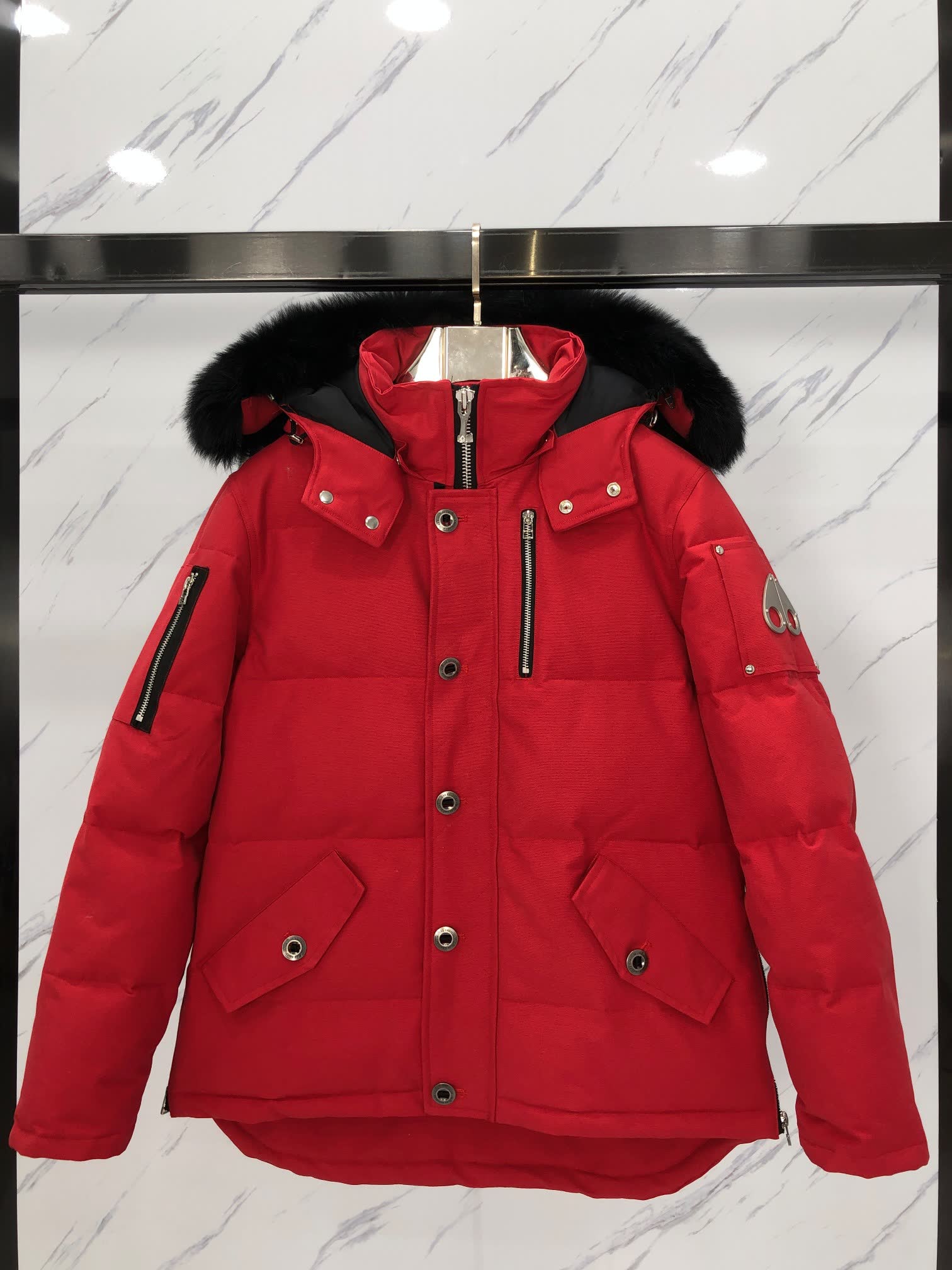 Moose Knuckles Hooded Down Puffer Jacket Moose Knuckles Hooded Down Puffer Jacket